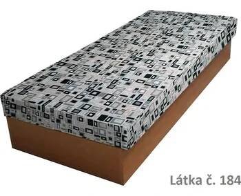 Zvýšená válenda Ondra Lux - mikroplyš 90x200, Barva látky: č. 184, Odstín lamin: Buk