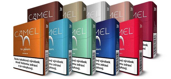 Exkluzivní výběr Camel náplní 10 krabiček