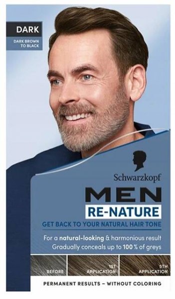 SCHWARZKOPF MEN RE-NATURE DARK ODLIČOVAČ PRO MUŽE TMAVĚ HNĚDÝ