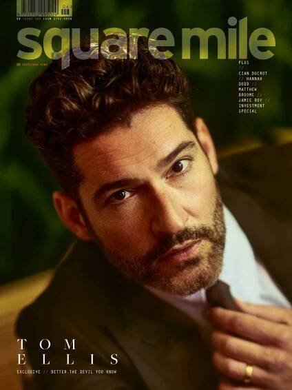 Cover Star Tom Ellis photographed by Yoshitaka Kono for Square Mile issue 202