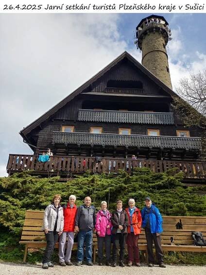 Klub českých turistů Domažlice - Jarní setkání turistů Plzeňského kraje v Sušici dne 26. 4. 2025