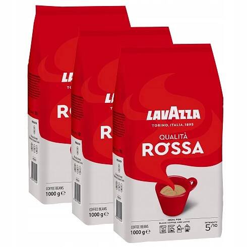 Káva zrnková Lavazza Qualita Rossa 3x1 kg
