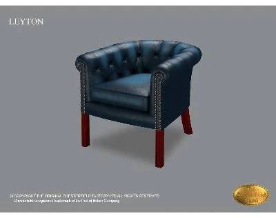 Chesterfield Leyton Club Chair + Křeslo + Antique Blue