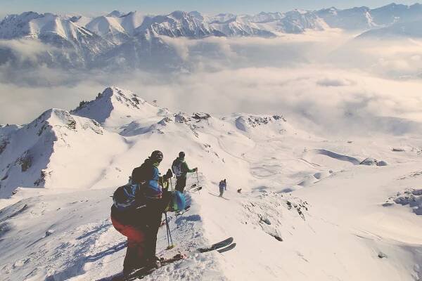 Freeriden im Skigebiet Schlossalm mit der Skischule Gastein