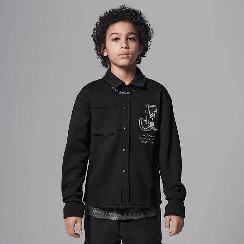Buy Jordan Court of Legends Big Kids' Long Sleeve Knit Top - Black