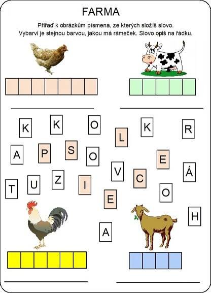 Vzdělávací Hry, Jarní Květiny, Nástěnka, Mláďata