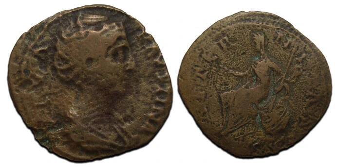 Faustina I - DUPONDIUS Aeternitas interesting (AP23104)