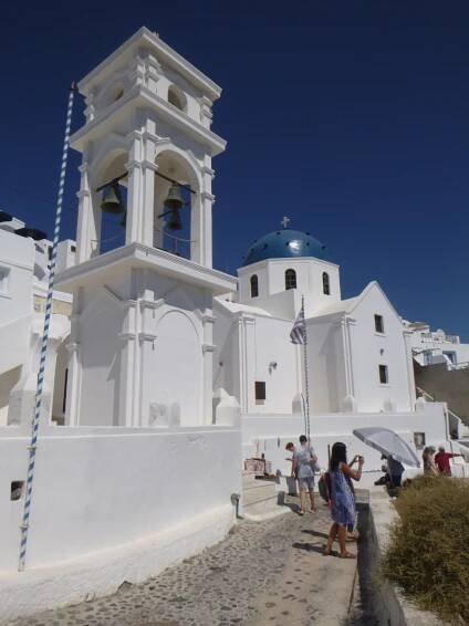 Kostel Anastasi (Imerovigli) - Památky Santorini