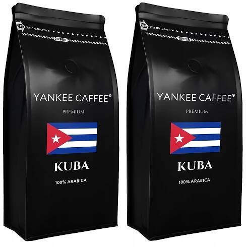 Káva zrnková 2x1kg 100% Arabica čerstvě pražená Kuba Pro kávovar a překapávač