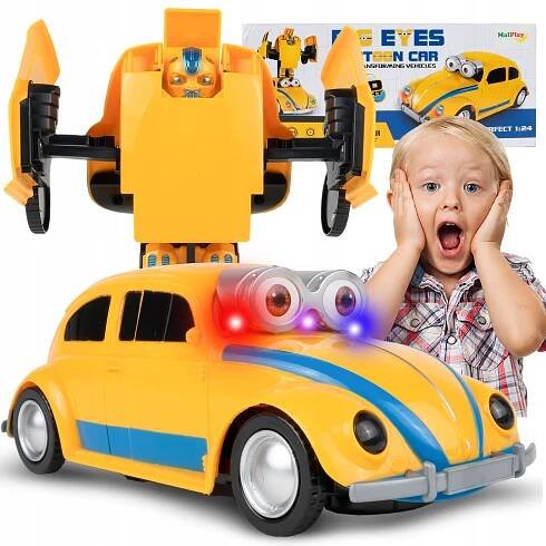 AUTO HRBÁČ AUTO MĚNÍCÍ SE V MIMONĚ NA HRANÍ ROBOT