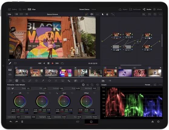 DaVinci Resolve nyní ve verzi pro iPad