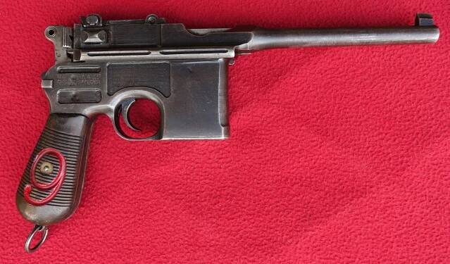 Pistole Mauser C96 v ráži 9mm Luger - Sběratelské zbraně