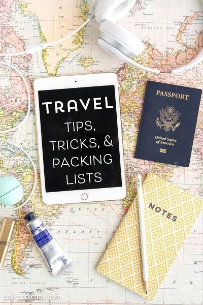 Tips for surviving long airline flights, along with a free printable airplane carry on packing list