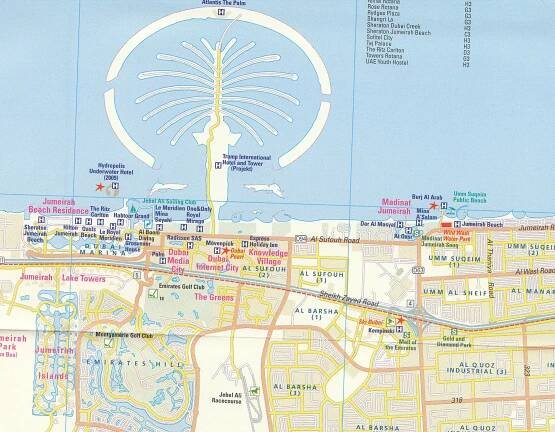 UAE & Dubaj 1:470t mapa RKH | International Travel Maps CZ