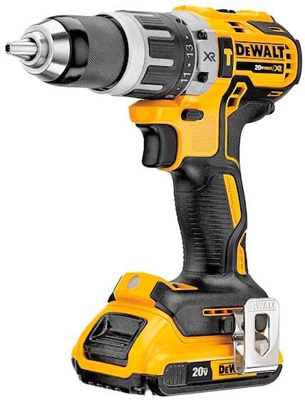 Taladro Atornillador Percutor DEWALT 13MM a Bat. 20V 0-550/0-2000 RPM