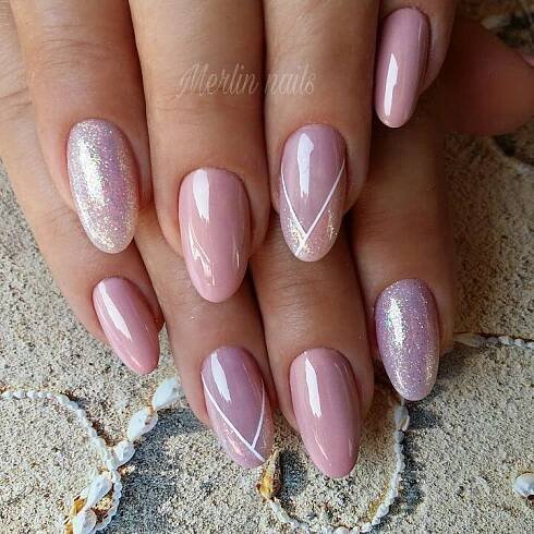 Gefällt 514 Mal, 6 Kommentare - @merlin_nails auf Instagram: „🔱🌹 #gel #gelnails #nail #nails #nailstagra… | Manicura de uñas, Uñas elegantes y sencillas, Manicura