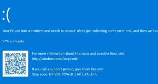 How to Fix a DRIVER_POWER_STATE_FAILURE Error in Windows
