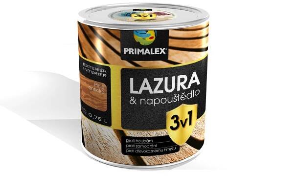 Primalex Lazura 3v1 0,75 l borovice lesní