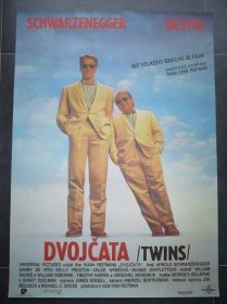 Dvojčata (filmový plakát, film USA 1988, režie Ivan Rei - Starožitnosti a umění