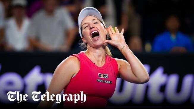Danielle Collins taunts Australian crowd by slapping bum and boasting of ‘pay cheque’