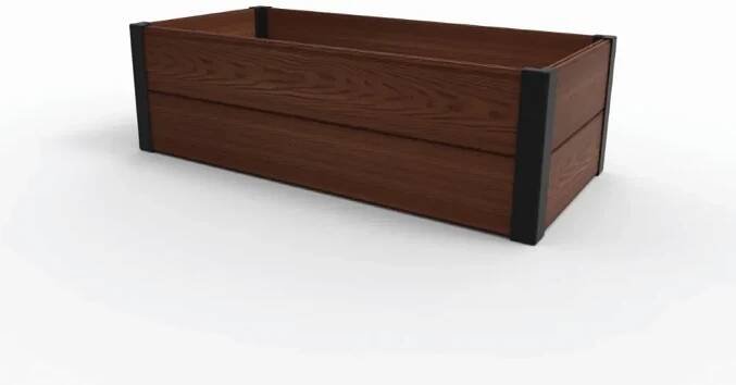 KETER Vyvýšený záhon Maple through hnědý, 106 x 32 x 50 cm