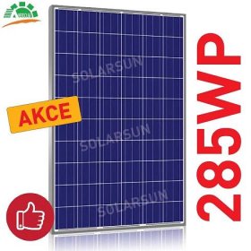 Solární panel AMERISOLAR 285Wp - polykrystalický - TOP KVALITA - Elektro