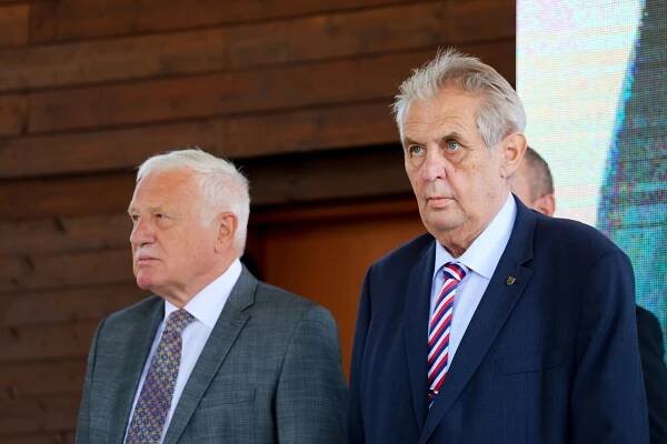 Václav Klaus a Miloš Zeman - Miloš Zeman a Ivana Zemanová (6/35)