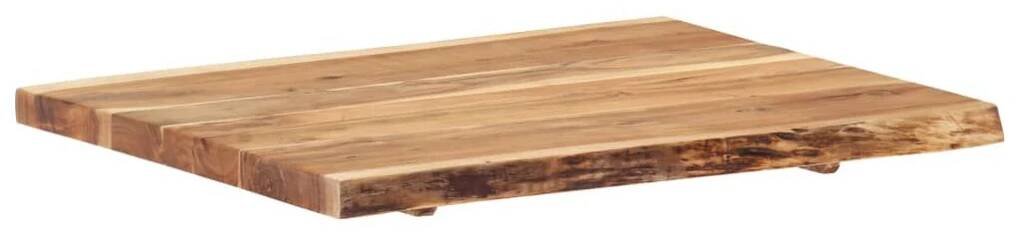 vidaXL Stolní deska masivní akáciové dřevo 80 x (50–60) x 3,8 cm