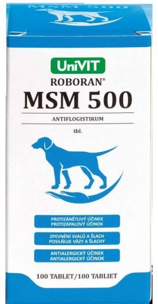 ROBORAN MSM pro psy 100 tablet