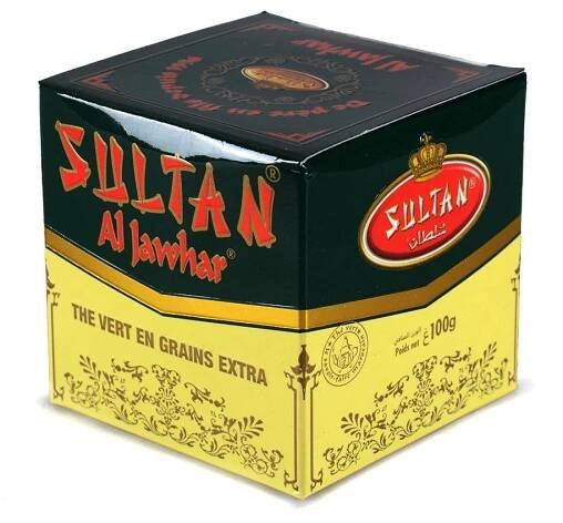 Green Tea - Sultan - Supreme Quality - Grain Extra - 100 gr