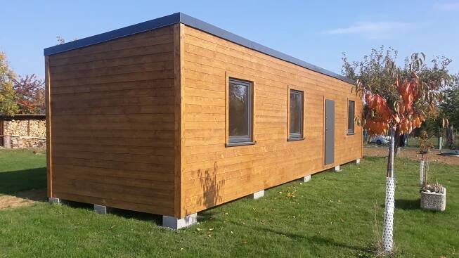 Modulovy dum 12×3.3×3.2 m 40 m2 (ver. Standard) obec Bukvice Krelina — M-House