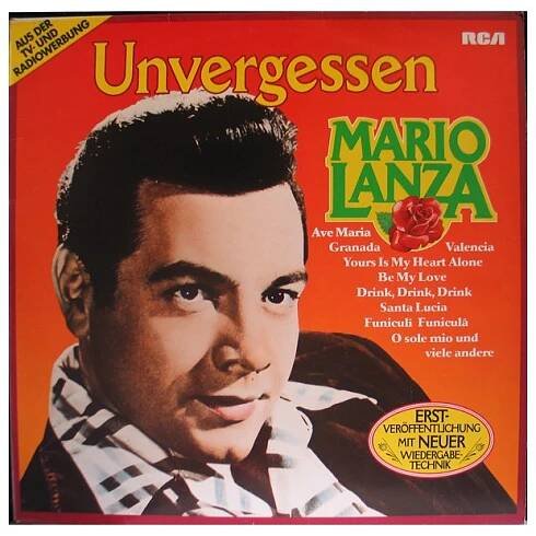 Mario Lanza ‎– Unvergessen - Vinylmarket 