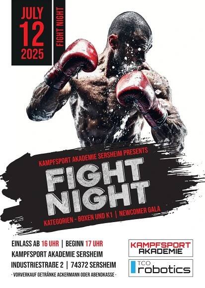 FIGHT NIGHT NEW COMER GALA