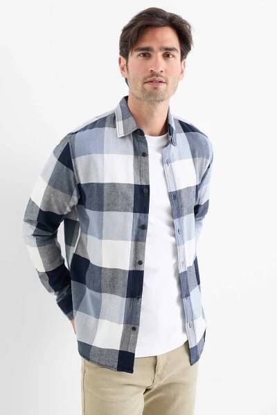 Košile - regular fit - kent - kostkovaná