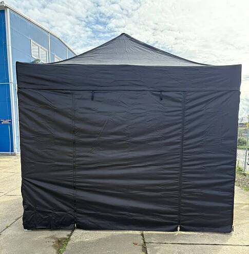 Nůžkový stánek 3x3m Steel černý | Montis Print