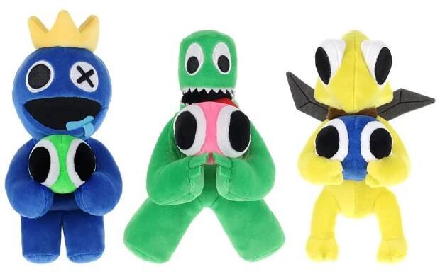 Rainbow Friends Plyšák Figurky 20 cm Sada (9) Phat Mojo
