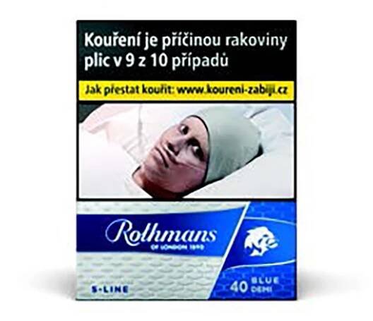 Cigrety Rothmans S-LINE Blue DEMI 40ks