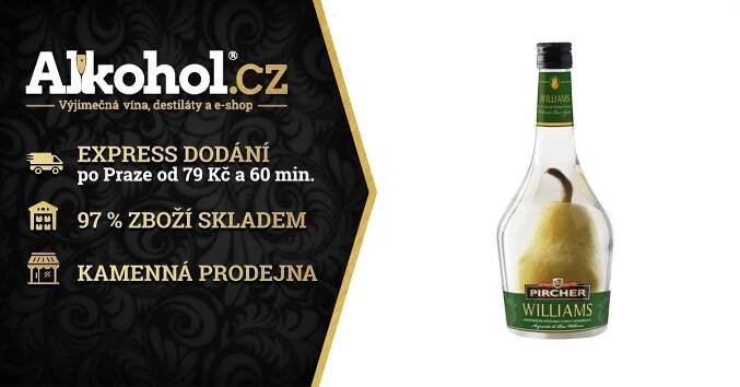 Pircher Williams s hruškou 0,7l 40%