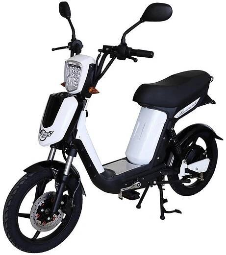 Elektrický motocykl RACCEWAY E-BABETA, bílý-matný