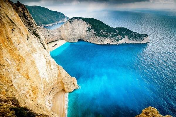 Navagio Zakynthos Greece landscape