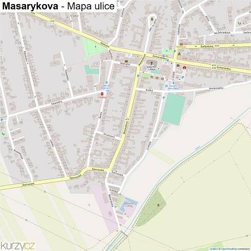 Masarykova - mapy | Kurzy.cz