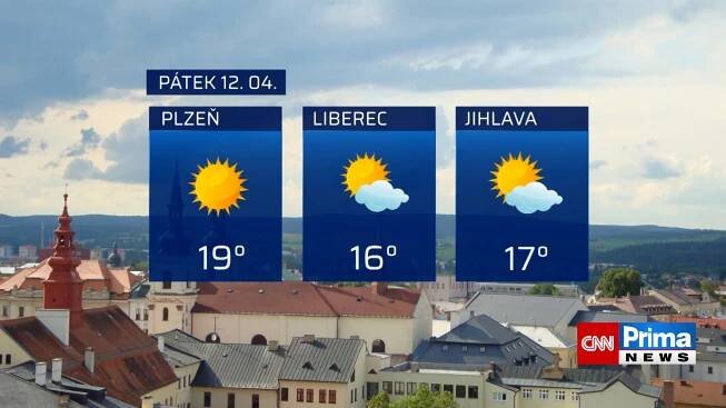 Počasí pro 12. duben