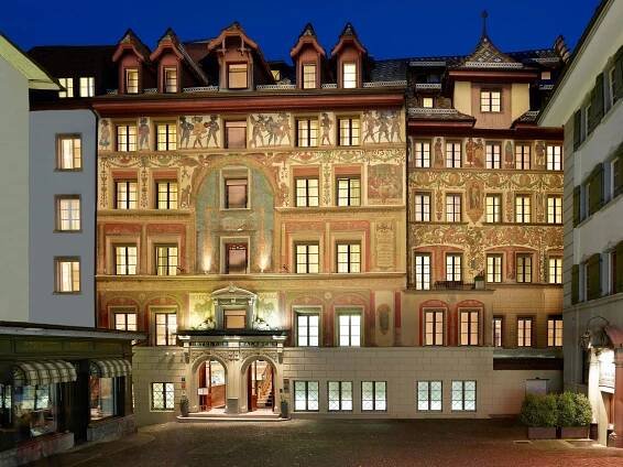 Hotel Des Balances Lucern Exteriér fotografie