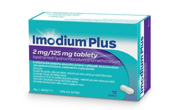 Imodium Plus 2 mg/125 mg 12 tablet