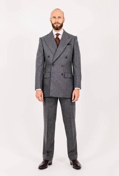 Edward Sexton double-breasted flannel suit: Style breakdown – Permanent Style