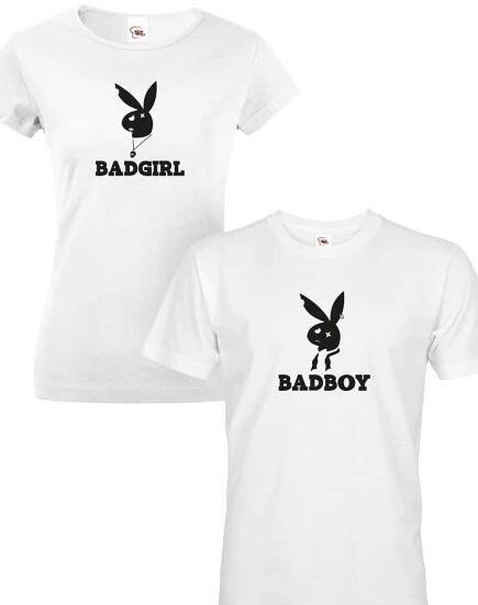 Párová trička Bad Boy, Bad Girl