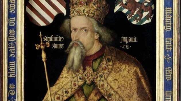 Jan Zhořelecký a jeho rodina, otec Karel IV. bratři Václav IV. a Zikmund Lucemburský