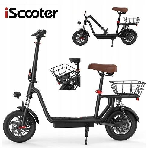 Hulajnoga elektryczna elektrický skútr iscooter i12 500W 35KM Terenowy 12''