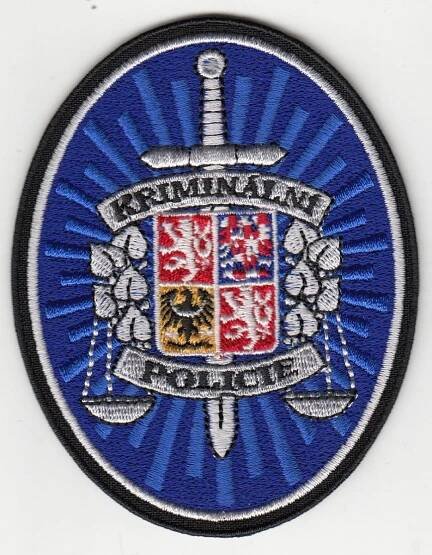 Kriminální policie - vyšitý odznak SKPV -nášivka PČR - Sběratelství