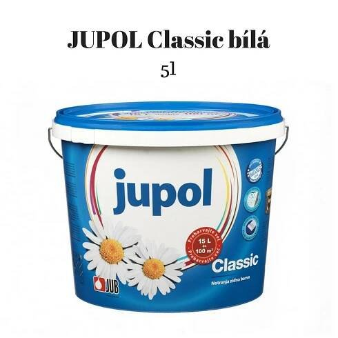 Jub Jupol Classic bílá 5L >> NEJBARVY.CZ <<